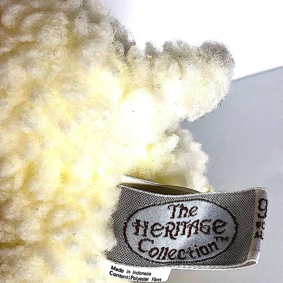 NWT-Sweet Vintage Soft Pale Yellow Lamb-Heritage Collection Ganz Bros.-5” - Picture 5 of 5